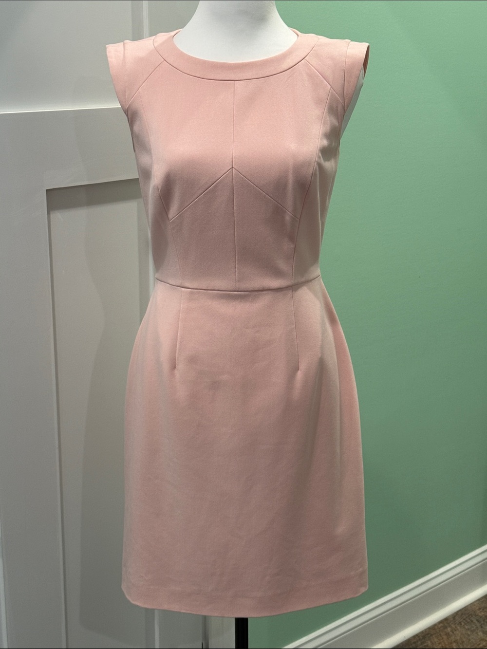 Gianni Bini Sleeveless Sheath Dress in Blush Pink. Size 2